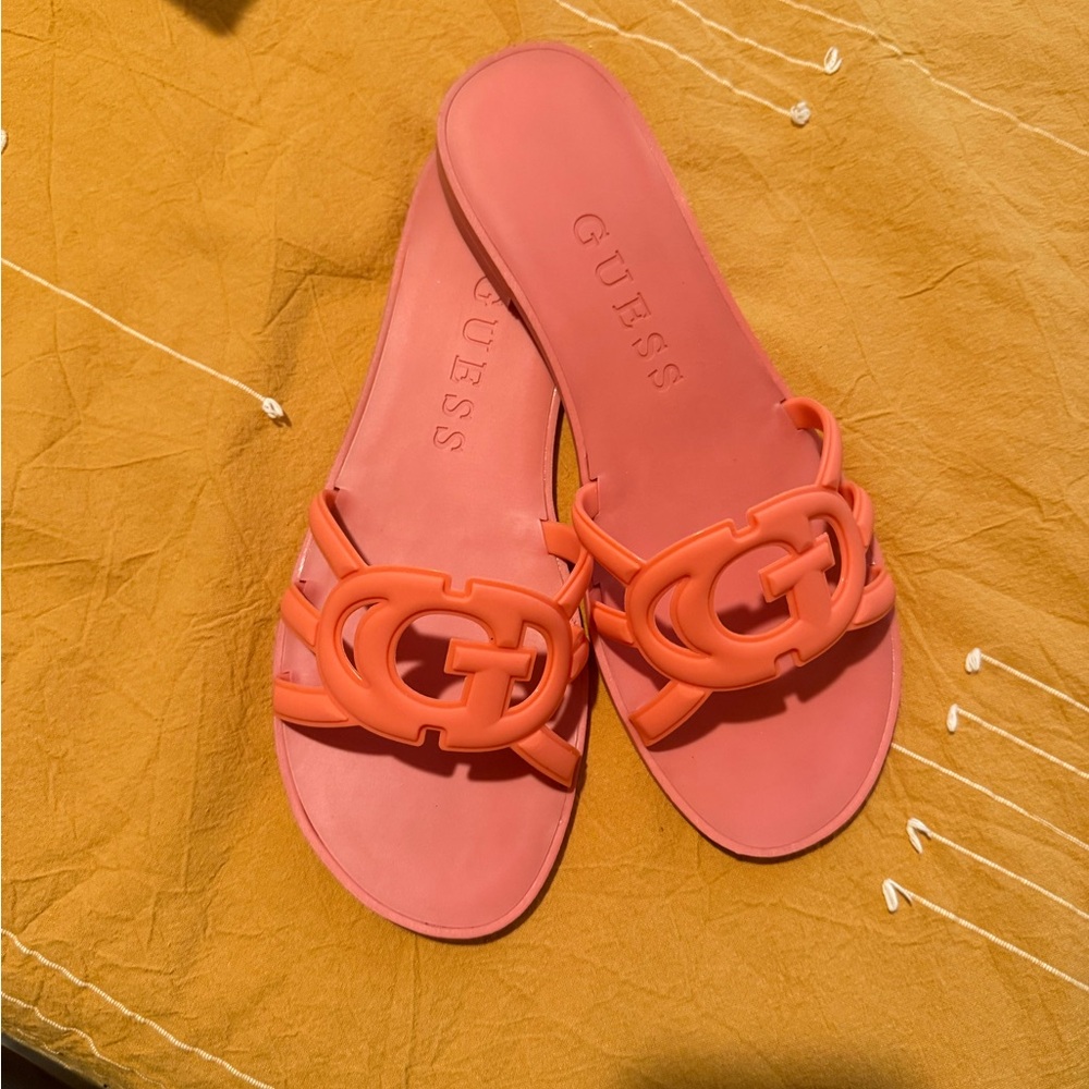Guess slides new never worn